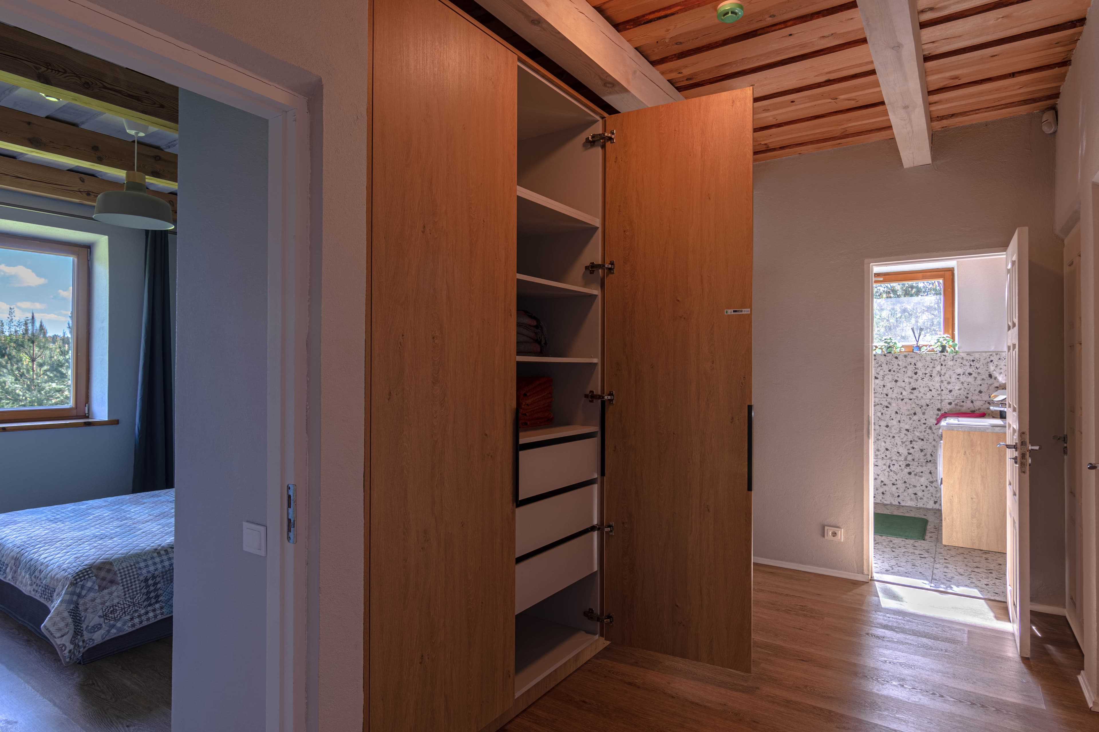 Four-Bedroom House — Bunk Room